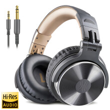 (Grey) Oneodio Over Ear Headphone Hifi Studio DJ Headphone Wired Display Music Gaming Headphone