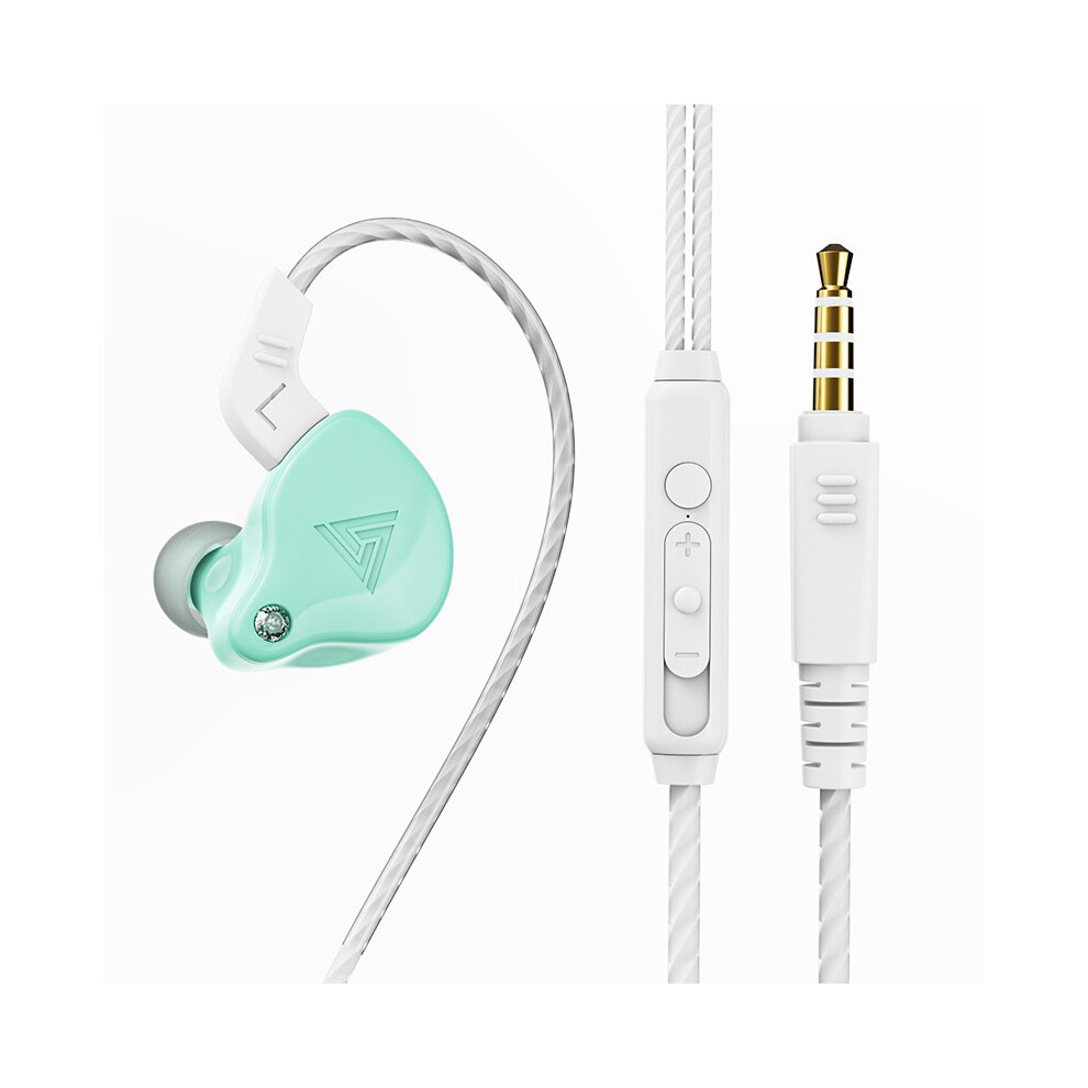 (Ak6 2)Qkz Ak6 Sk7 Copper Driver Hifi Wired Headphone Mic Sport Running Headphone Bass Green 9319708995725