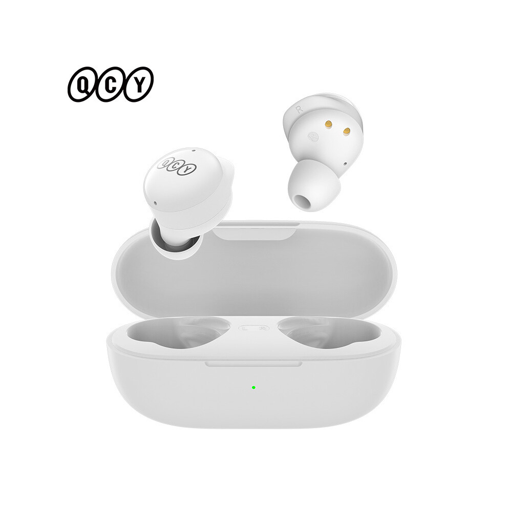 (Qcy T17-)Qcy T17 Earbud Bluetooth True Wireless Earbud Bt5.1 Hifi Headphone White 9319708000740