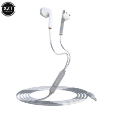 (C)U24 Wired Headphone Stereo 3.5mm IN-Ear Running Music Game Noise Canceling Headphone With Microphone