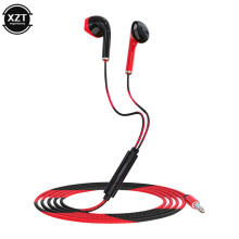 (B)U24 Wired Headphone Stereo 3.5mm IN-Ear Running Music Game Noise Canceling Headphone With Microphone