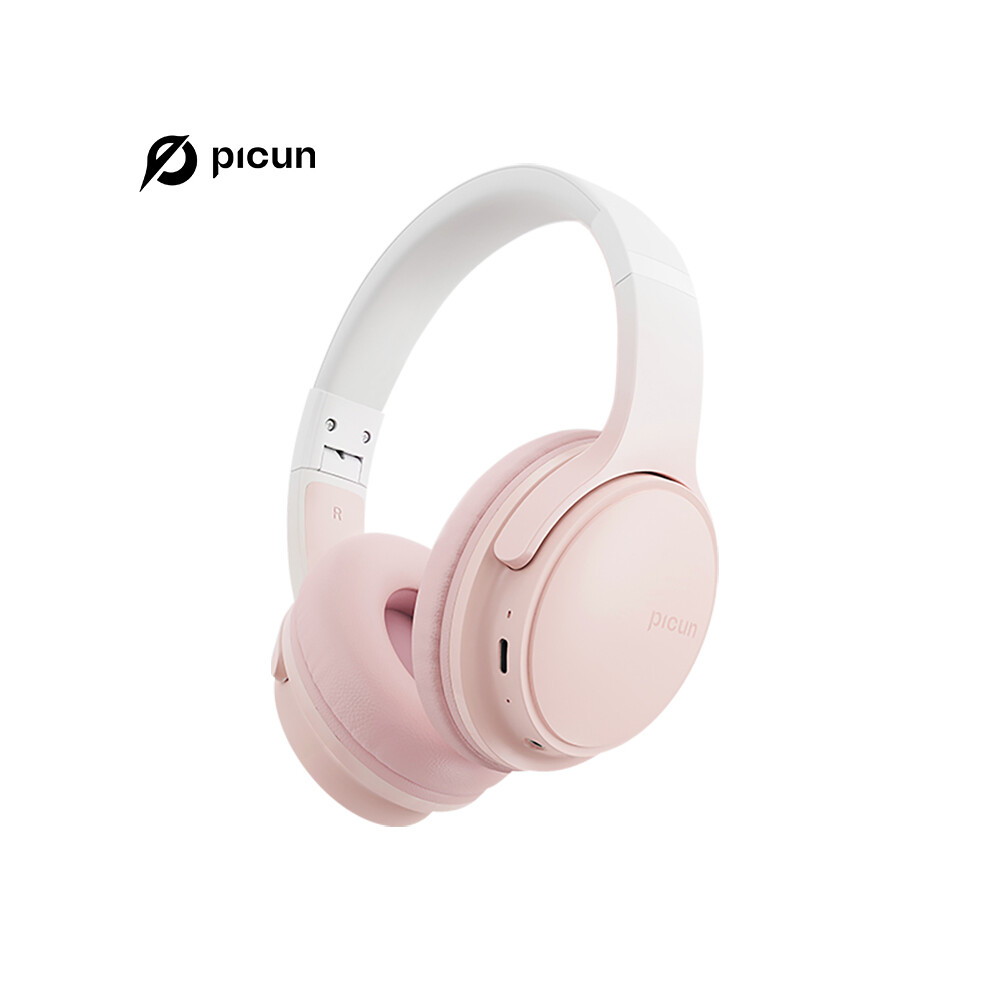 ( Pink) Picun B-06 In-Ear Bluetooth Headphones, 110 Hours Play Time Wireless Headphones White/Pink 9319708008692