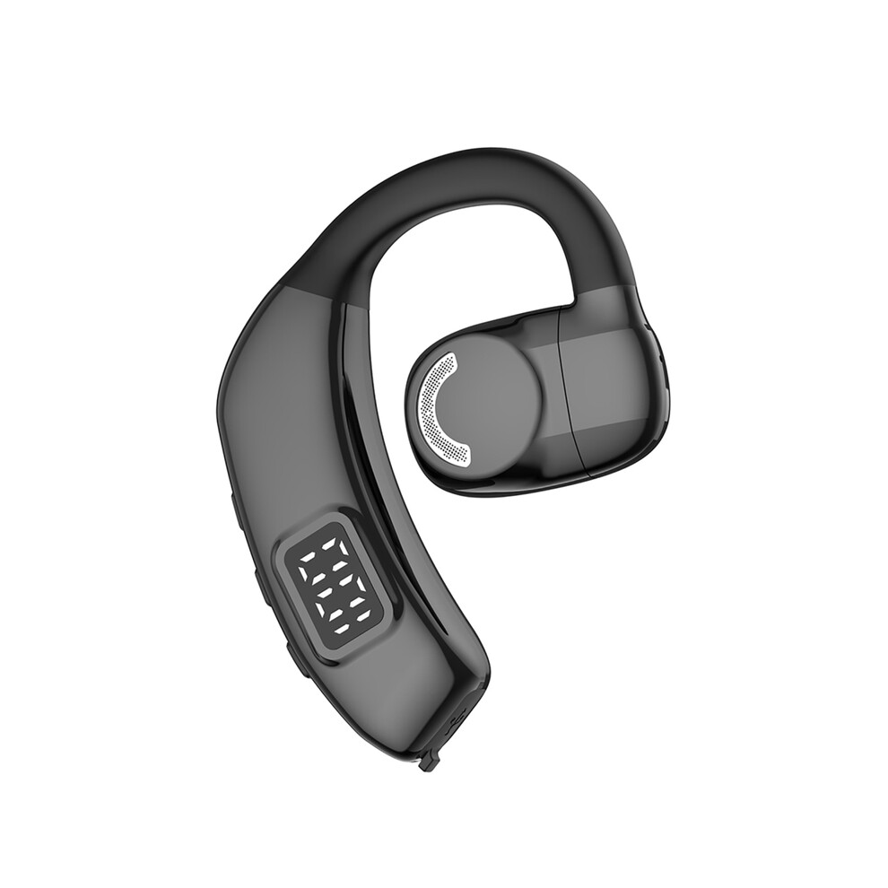 (Black) Wireless Earphones Over Ear Hooks, 180 Swivel Arm, Ultra Long Black 9319708015706