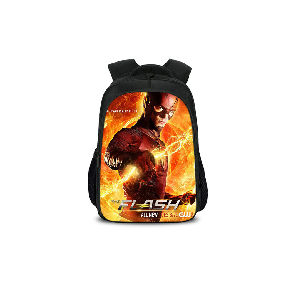 (photo color 3) 16 inch Flashman Flash Man Hero Boy Girls School Backpack Book Bag Rucksack Kids-image-OPC-PH7W696-NEW