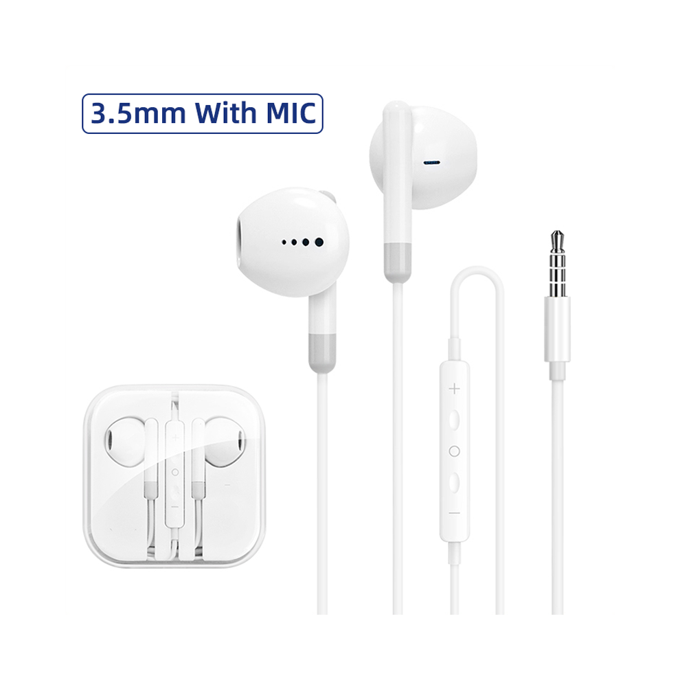(3.5Mm With Mic) Type C 3.5Mm Headphone Stereo Music Wired Headphone With Mic Dac Chip 9319708017694