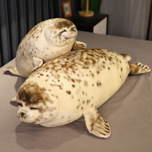 (85cm) 35-120cm gigantische echte zeeleeuw pluchen speelgoed zachte knuffeldier zeehond simulaties
