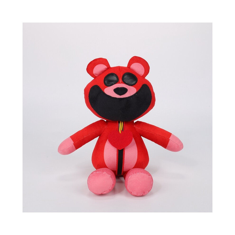 (30cmB)Smiling Shots Plush Toys Hopscotch CatNap BearHug Plush Doll Kawaii Stuffed Noel Decorations