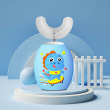 (2-6 years) 360 Sonic electric toothbrush for children U-shaped automatic silicone toothbrush Smart