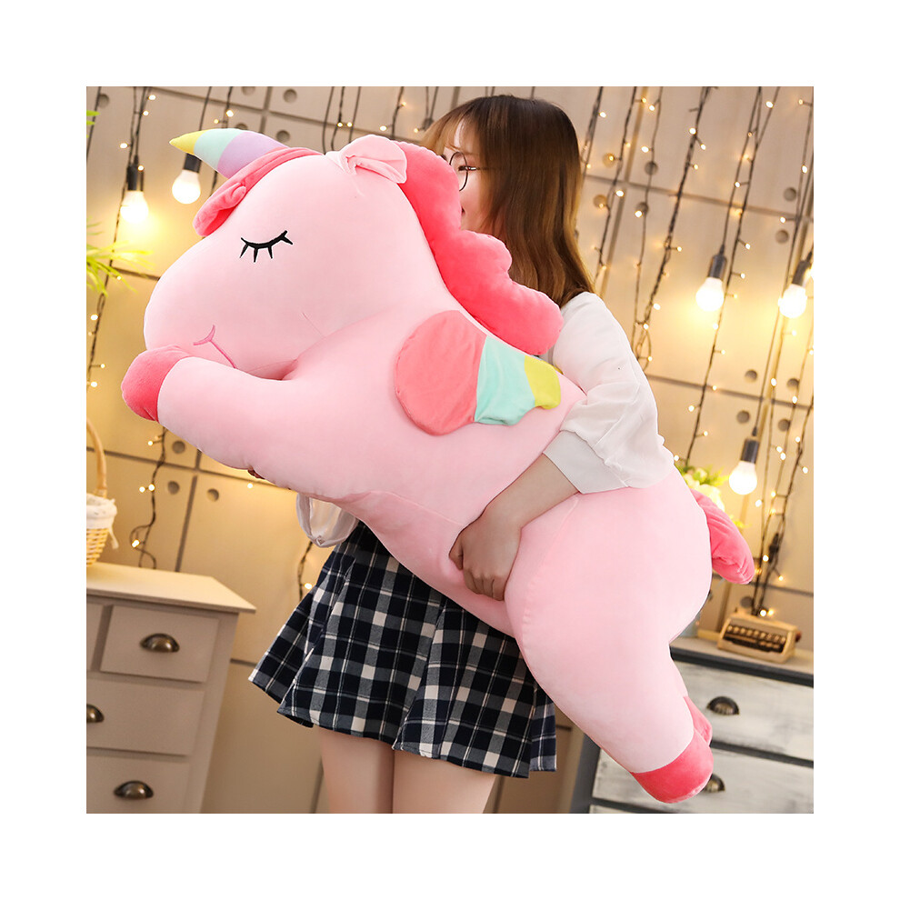 ( 30Cm)25-100Cm Kawaii Giant Unicorn Plush Toy Soft Stuffed Unicorn Plush Toys White