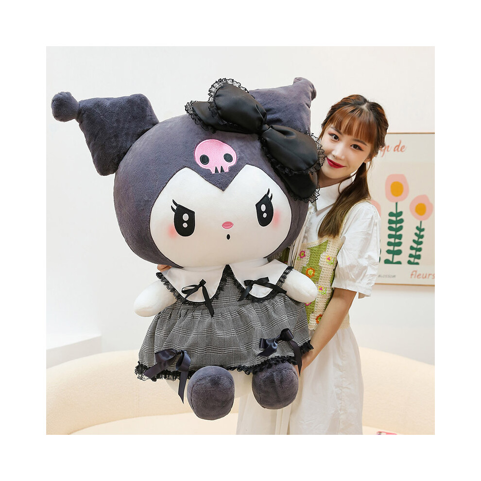 (Kuromi 50cm) Large Size Cinnamoroll Plush Toys Anime Stuffed Doll Anime Sofa Cushion Girls' Room