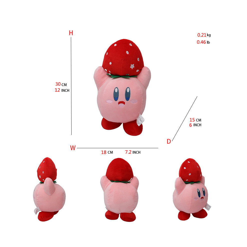 (kirby strawberry) Star Kirby Anime Plush Sword Kirby Magolor Meta Knight Waddle Dee King Dedede-image-OPC-PH7W9RF-NEW