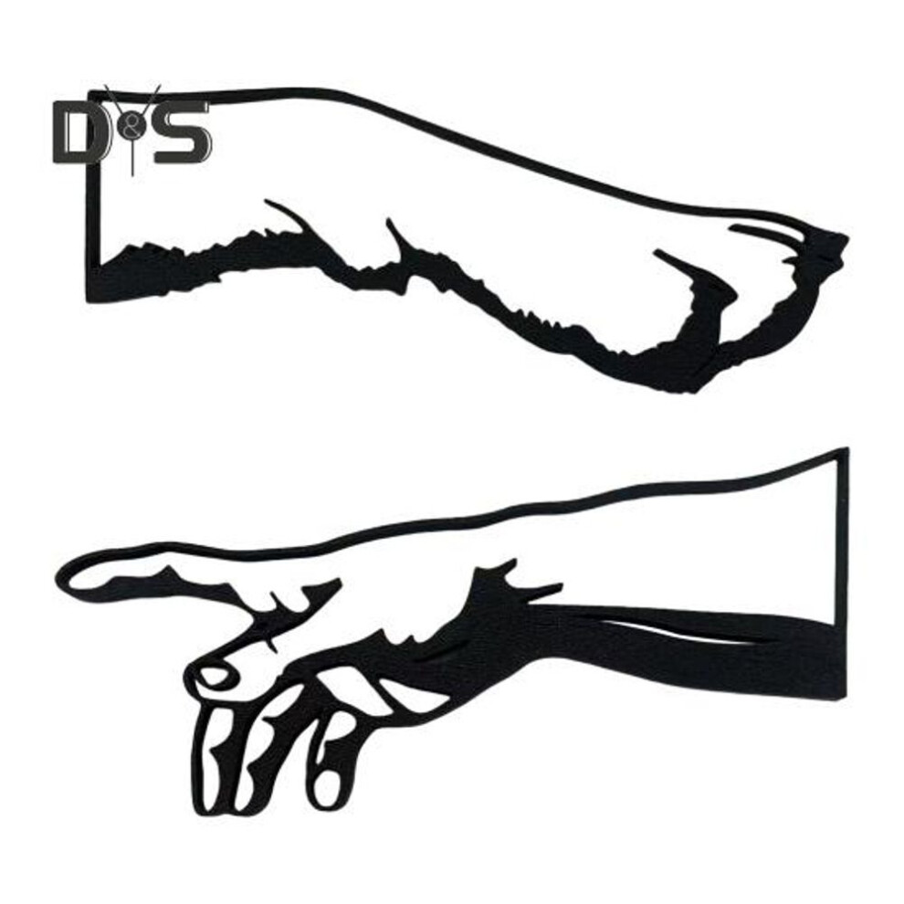 (as the picture, 1 Set) Paw And Hand Wall Sign Minimalist Abstract Wall Decoration Wall Art Ornament for Home Bedroom Living Room Office Decor