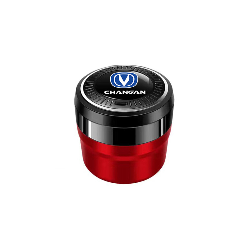 (Red) (Red) Ashtrays Car Cigarette Ashtray Cup With Lid Portable Detachable Vehicle Red 9319708038132
