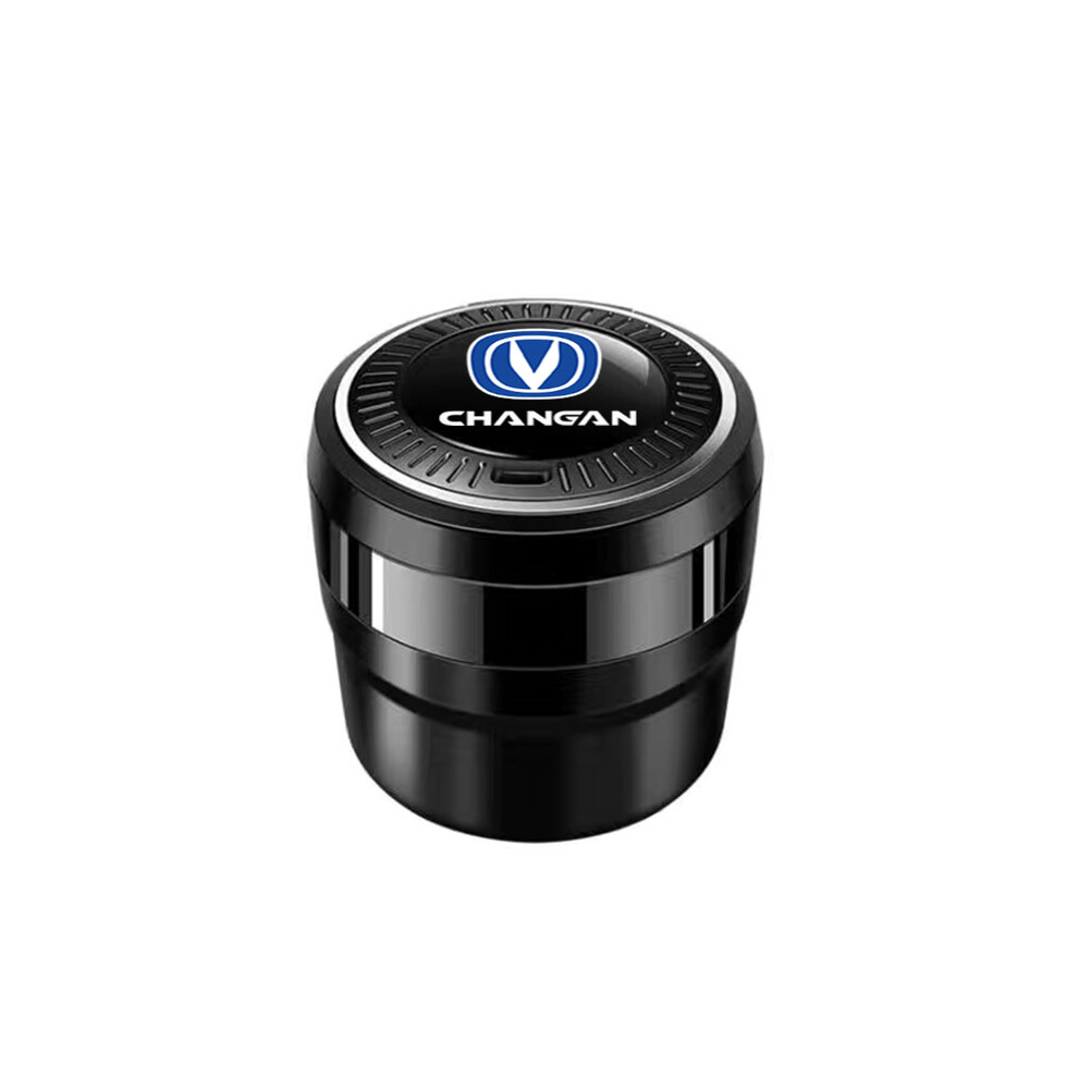 (Black)(Black) Ashtrays Car Cigarette Ashtray Cup With Lid Portable Removable For Vehicle Black 9319708038125