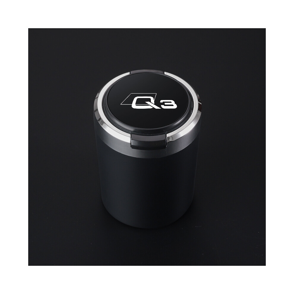 ()() Ashtrays Portable Car Ashtray With Led Detachable Car Ashtray For Audi Q3 Black/Light 9319708037845