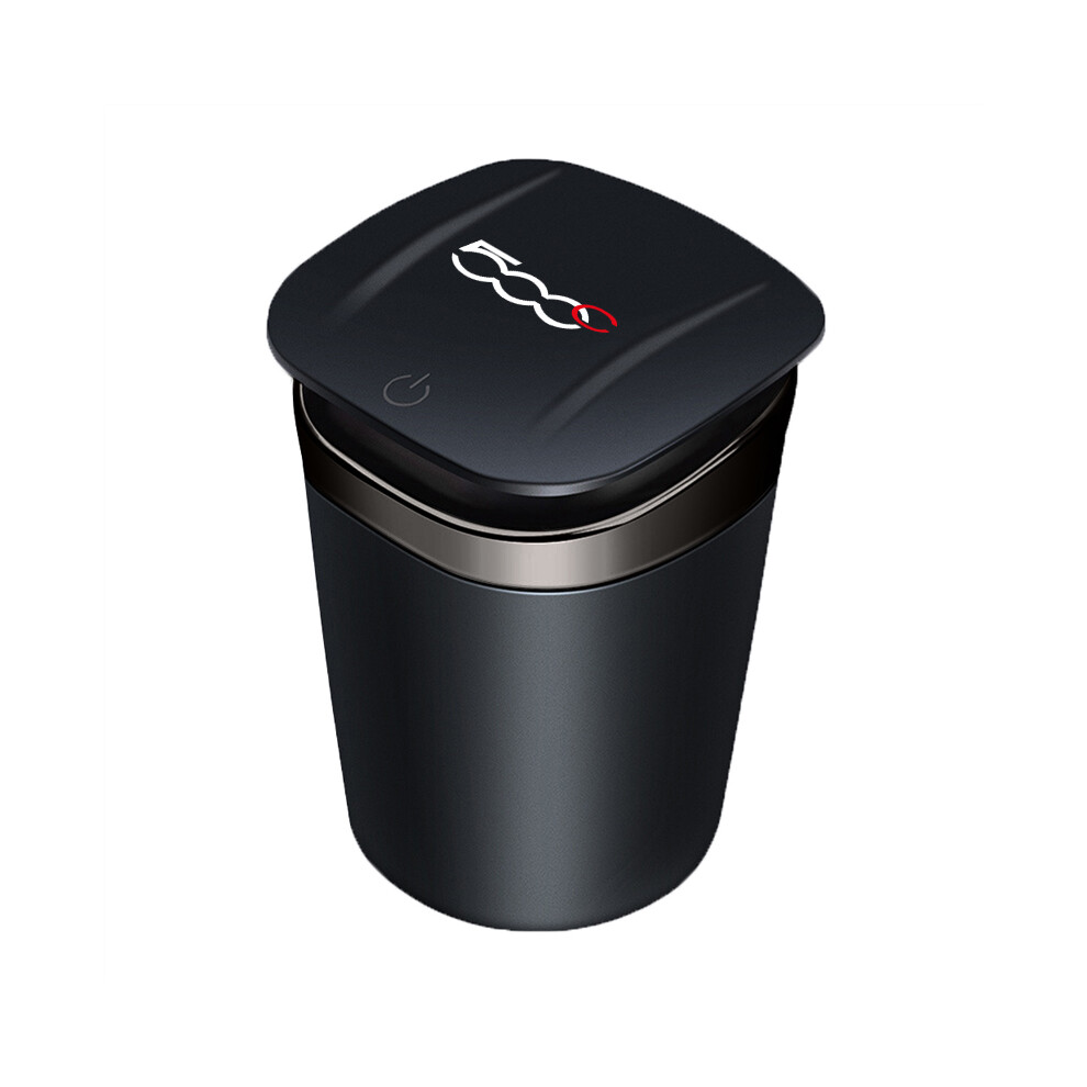 (For 500C)(500C) Ashtrays Car Ashtray Portable Car Cigarette Ashtray With Led For Fiat Abarth Light 9319708038804