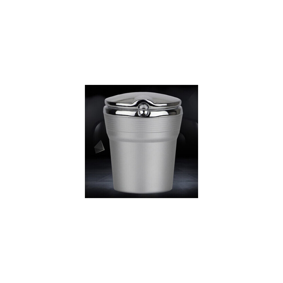 (Silver)(Silver) Ashtrays Car Styling Car Cigarette Ashtray With Led Lamp Opel Vauxhall Mokka Zafira Silver 9319708038354