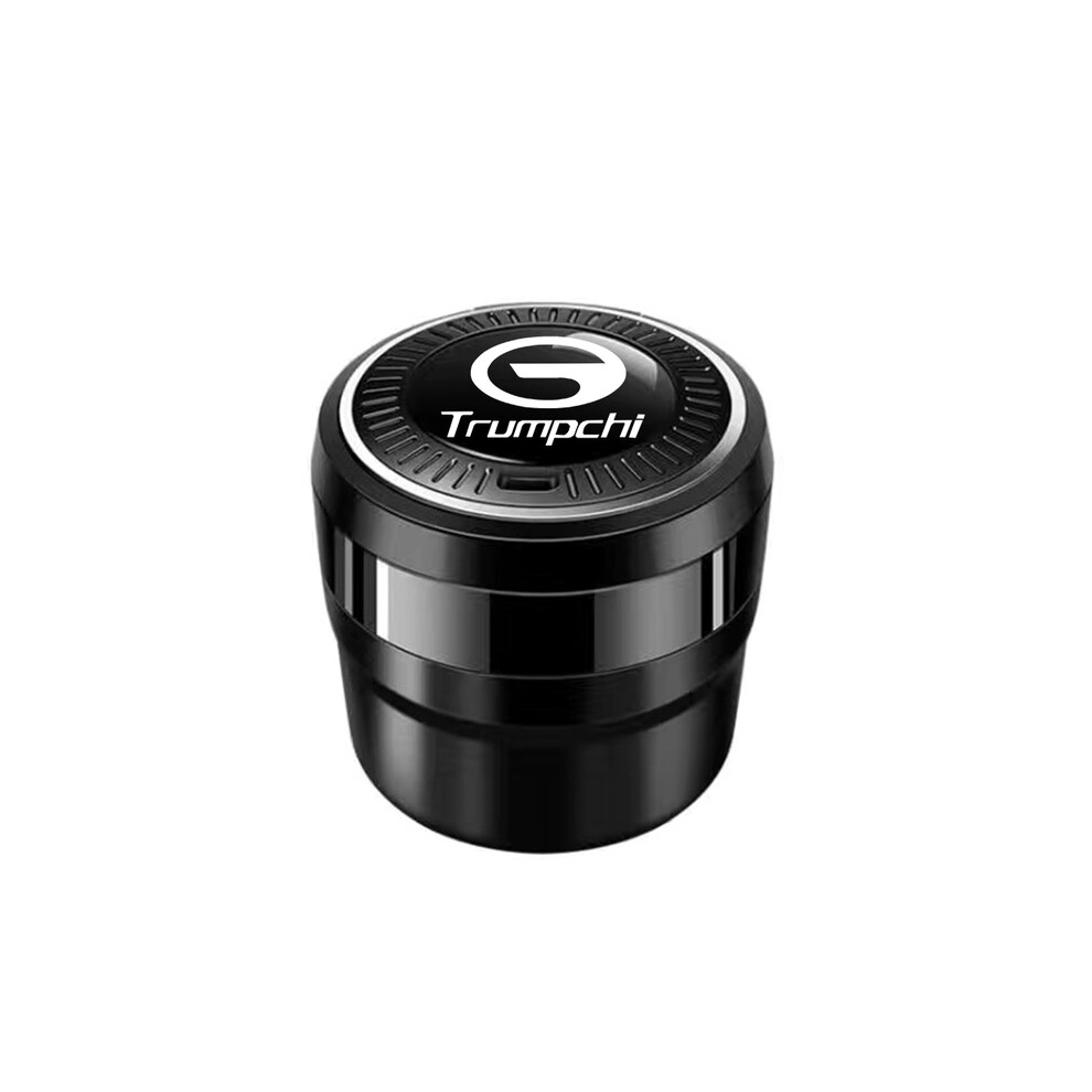 (Black)(Black) Ashtrays Car Cigarette Ashtray Cup With Lid Portable Removable For Vehicle Black 9319708038996