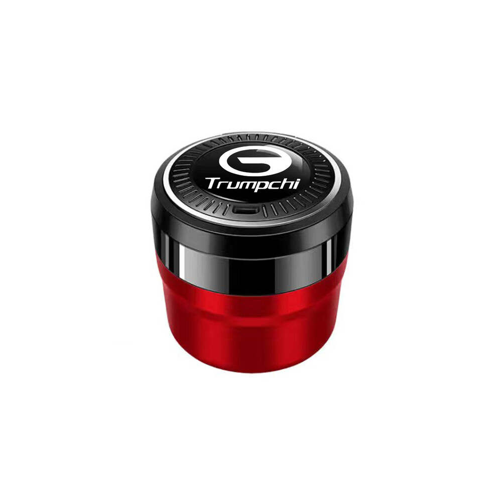 (Red) (Red) Ashtrays Car Cigarette Ashtray Cup With Lid Portable Detachable Vehicle Red 9319708038989