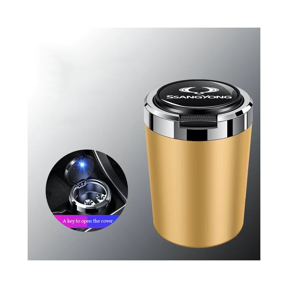 (Gold) (Gold) Ashtrays Fits Ssangyong Kyron 2 Sanka Actyon Korando Tivoli Stavic One Key Open Gold 9319708038965