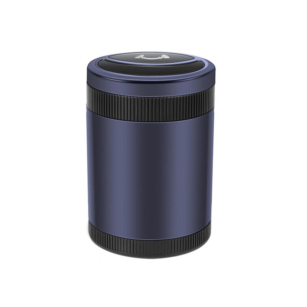 (Blue)(Blue) Ashtrays Car Ashtray Fully Automatic Intelligent Sensing Detachable Stainless Blue 9319708040821