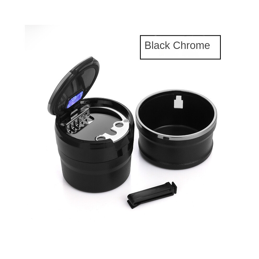 ( Chrome) ( Chrome) Ashtrays Car Ashtray, Car-Specific Ashtray, Multi-Function Led Ashtray, Black 9319708040876