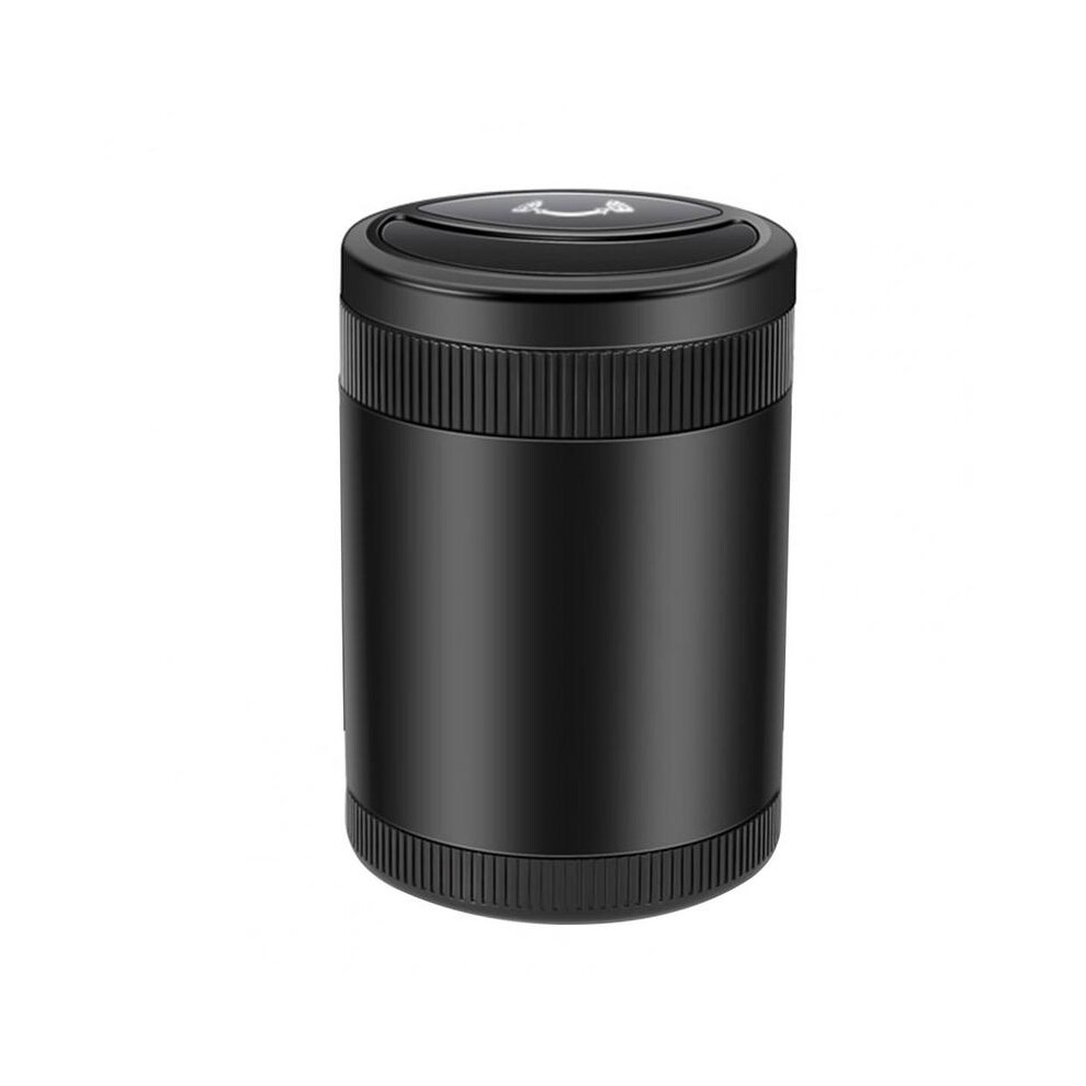 (Black)(Black) Ashtrays Car Ashtray Fully Automatic Intelligent Sensing Detachable Stainless Black 9319708040814
