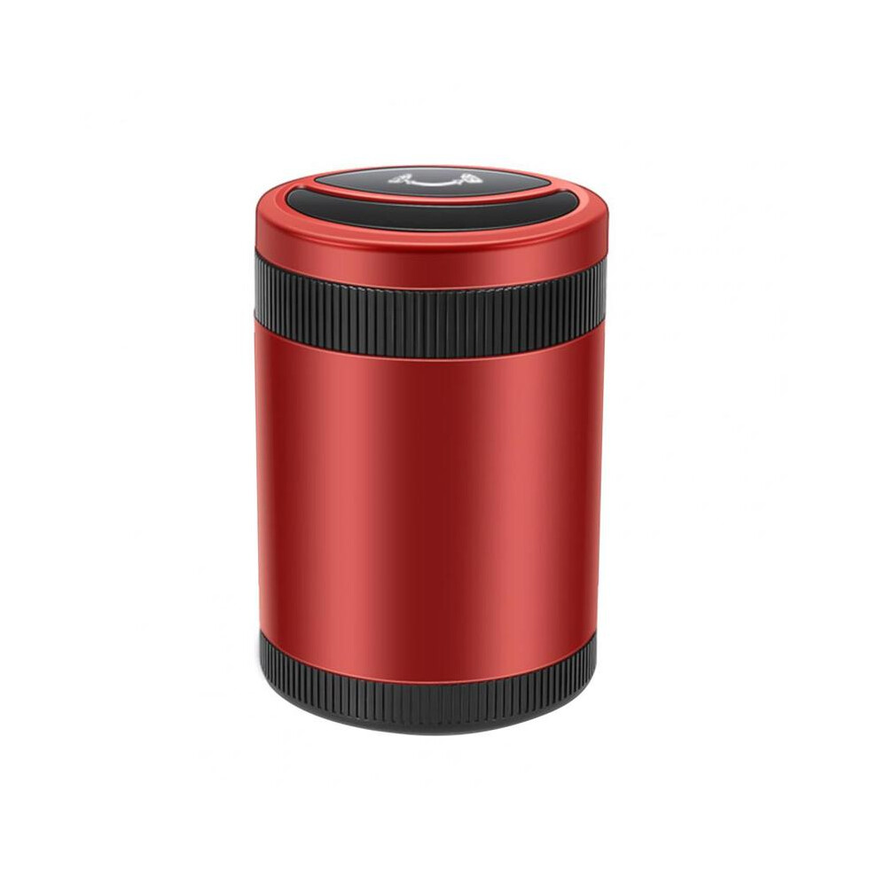 (Red)(Red) Ashtrays Car Ashtray Fully Automatic Intelligent Sensing Detachable Stainless Red 9319708040838