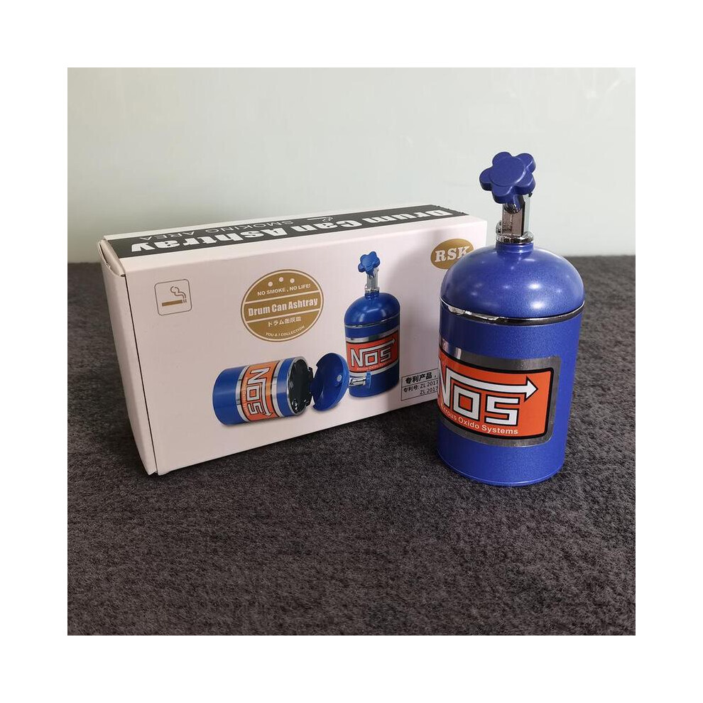 (Blue)(Blue) Ashtrays Newest Nos Bottle Car Ashtray Smoke Holder Portable Storage Metal Ashtray Blue 9319708041552