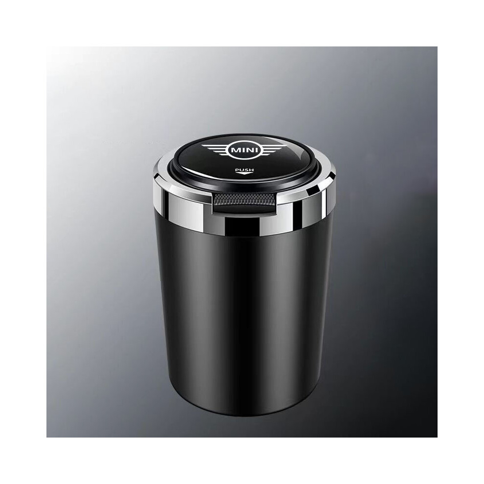 (Black)(Black) Ashtrays Fits Mini Cooper Countryman Works R55 R56 R60 F54 F55 F56 One Key Open Cover Black