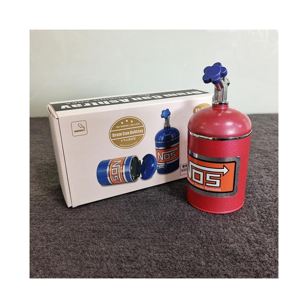 (Red)(Red) Ashtrays Newest Nos Bottle Car Ashtray Smoke Holder Portable Storage Metal Ashtray Red 9319708041569