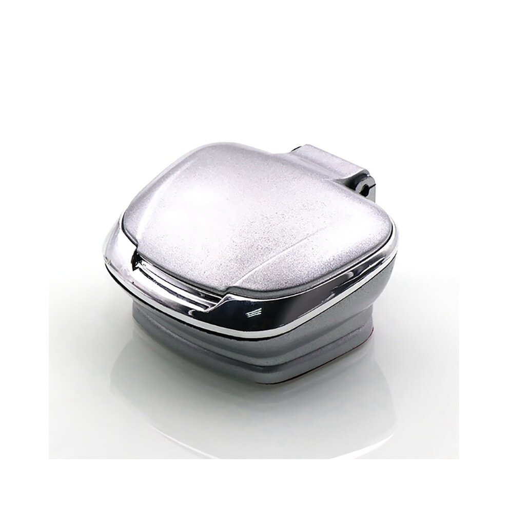 (White) (White) Ashtrays Car Ashtray With Led Lights Portable Led Smoke Car Ashtray Cigarette White 9319708040241