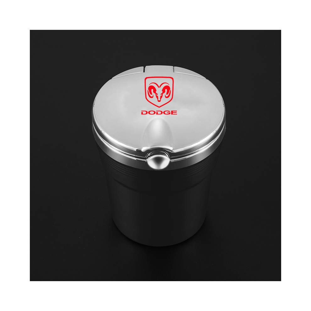 (Black)(Black) Ashtrays For Dodge Challenger Avenger Sxt Caliber Nitro Ram 1500 Car Logo Creative Black 9319708042733