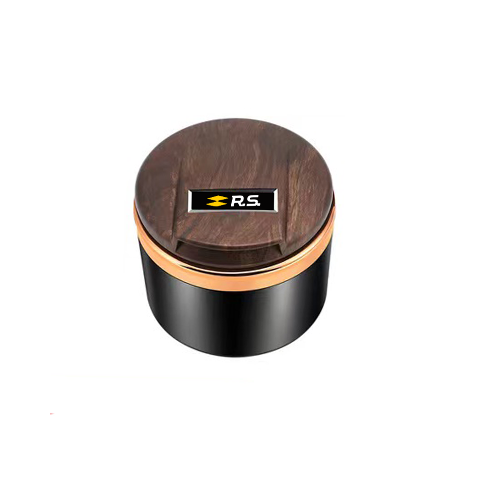 (Brown)(Brown) Ashtrays Car Led Ashtray Garbage Coin Storage Cup Container Car Accessory Rs Brown 9319708039368