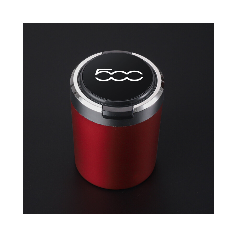 (- Lid) (- Lid) Ashtrays New Portable Car Cigarette Ashtray With Lid And Logo Red/Black 9319708043747