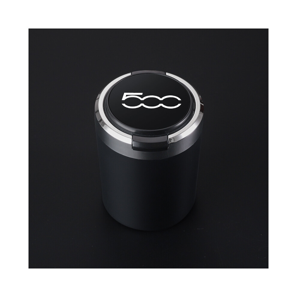 (- Lid)(- Lid) Ashtrays New Portable Car Cigarette Ashtray With Lid Logo Black 9319708043778