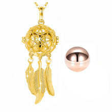 (or-or rose) (or-or rose) Bijou de crémation pour cendres Pendentif attrape-rêves Porte-clés