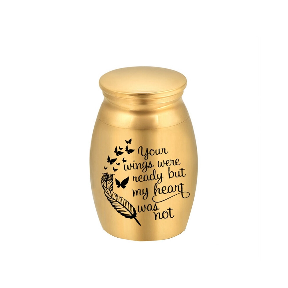 (HG36525GD)(HG36525GD)Mini urne funéraire pour animaux de compagnie, boîte à souvenirs spéciale pour
