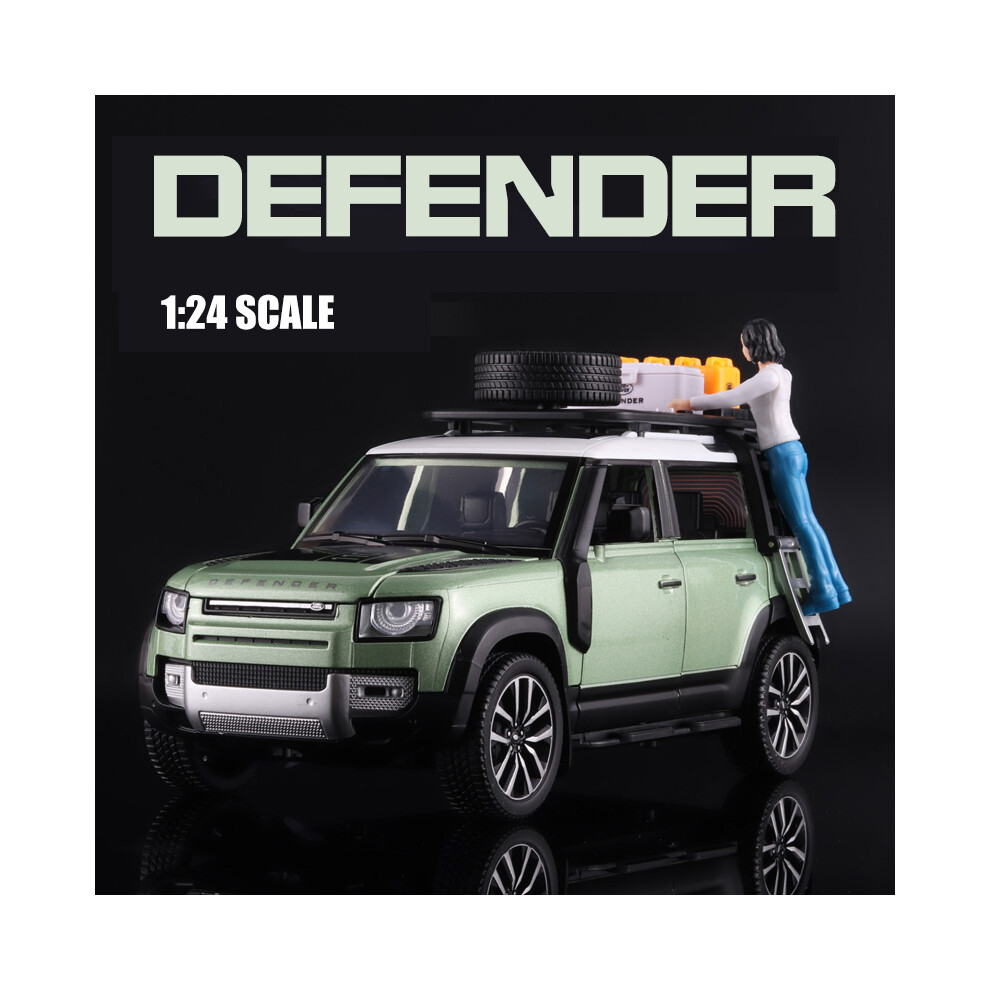 (Original Box) 1:24 Scale Lands Rover Defender SUV SUV Alloy Model Car Diecast-image-OPC-PH7WFVT-NEW