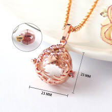 (Pendentif pour cendres M) (Pendentif pour cendres M) Collier d'urne funéraire pour cendres Mémorial