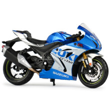(Suzuki GSx-R1000 R)1:18 2021 Suzuki GSX-R1000 R Staattiset painevaletut ajoneuvot Keräilymoottoripyörämallilelut