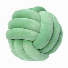(22 cm verde pisello) Cuscino rotondo morbido con nodo Inyahome per bambini, decorazione per la casa,
