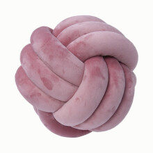 (28 cm Nudo lila rosa) Inyahome Suave Nudo Bola Redonda Cojín para Niños Decoración del Hogar Suave
