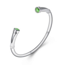 (Août) (Août) Bracelet urne funéraire extensible en acier inoxydable avec breloques en pierre de naissance