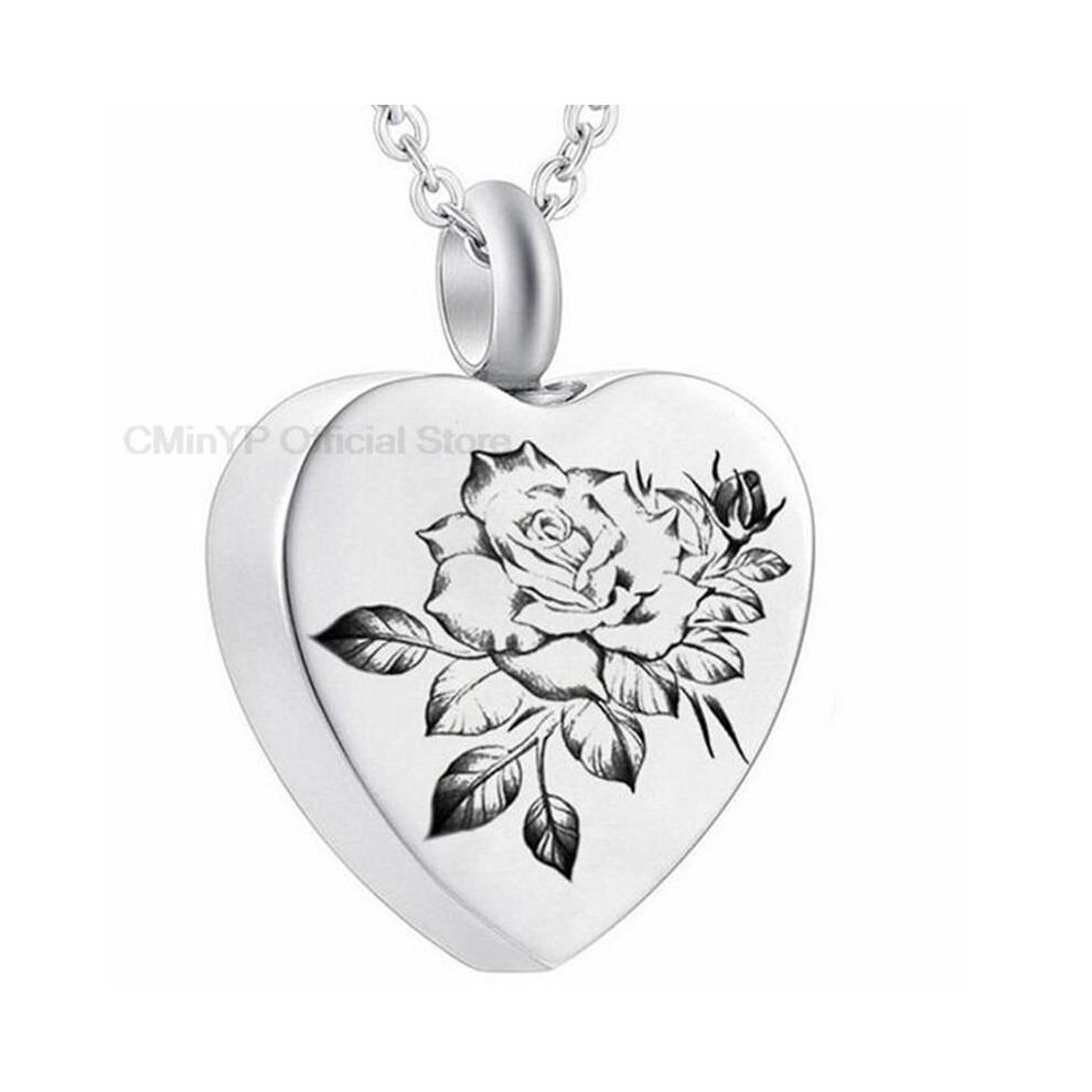 Pendentif bijou urne funéraire cendres lune et étoiles en