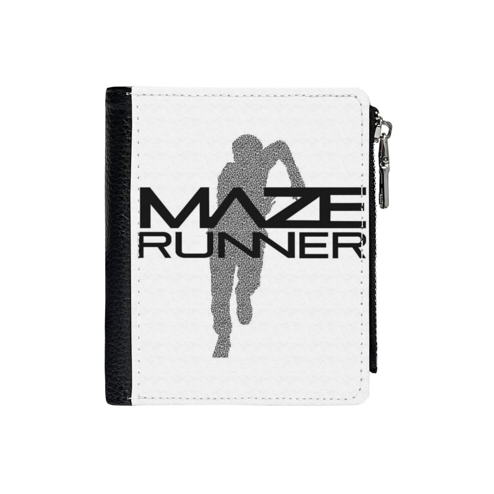 (Untitled_51) PU Wallet Compact Bifold with Zipper & Multiple Card Coins Slots Black Stylish Durable Graphic Design Print for Men Women Kids Christmas-image-OPC-PH7WNXG-NEW