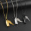 Collier pendentif urne funéraire galvanisée pour chat (vert clair) 3
