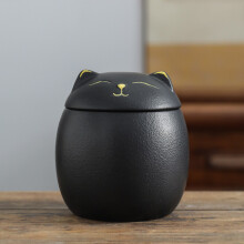 (E)(E) Mini urnes en céramique pour animaux de compagnie Cercueil personnalisé Cendres pour petits animaux