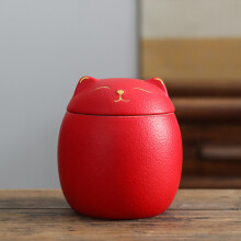 (C)(C) Mini urnes en céramique pour animaux de compagnie Cercueil personnalisé Cendres pour petits animaux