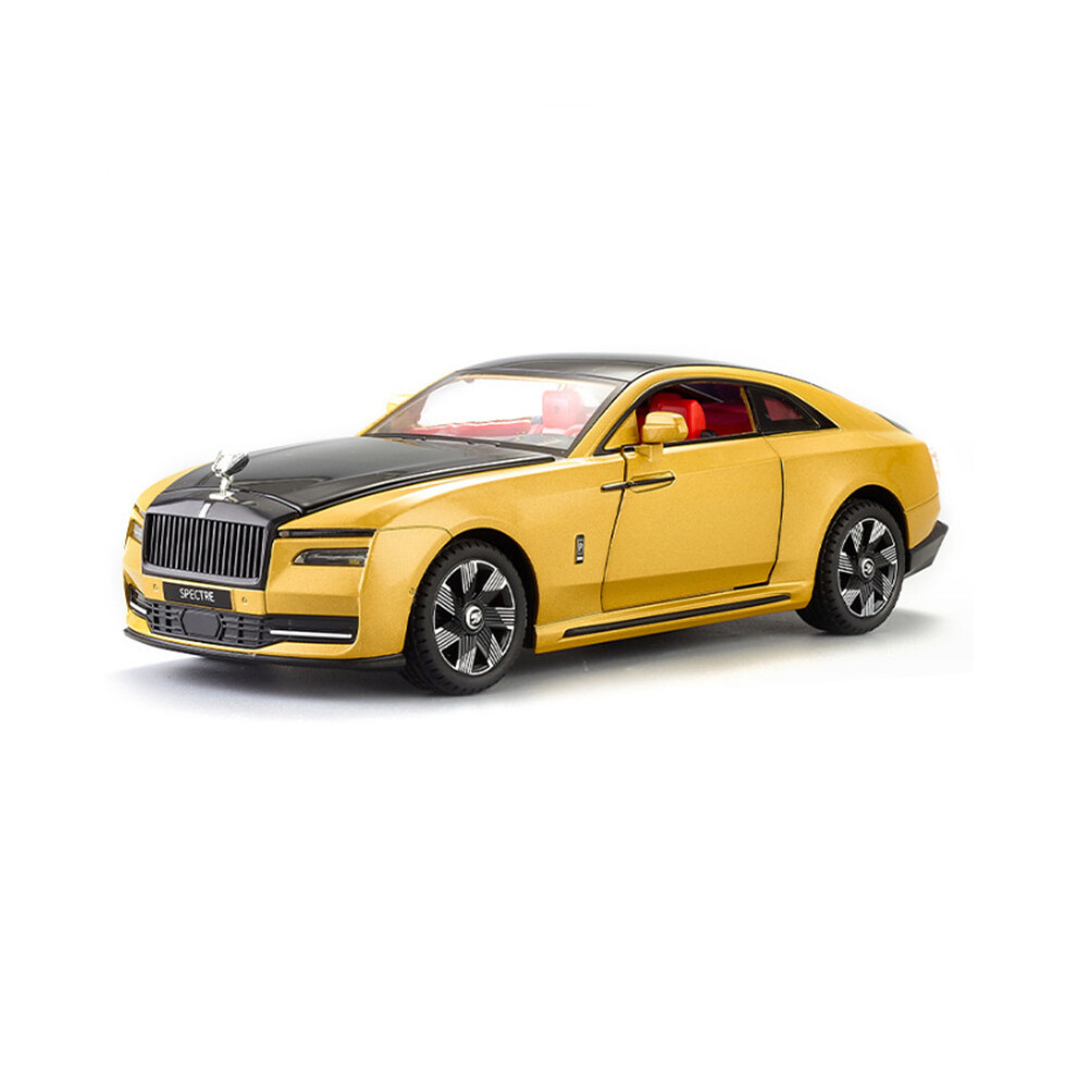 (Doré) 1:24 Rolls Royce Specter Alloy Luxy New Energy Modèle de voiture moulé sous pression et véhicules